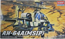 Academy 1/48 Ah-64 Apache Plastic Model Aircraft