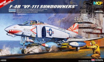 Academy 1/48 F-4B Vf-111 Sundowners Plastic Model Aircraft