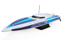 Pro Boat PRB08032T1 Sonicwake 36" Self-Righting Brushless Deep-V RTR RC Boat, White