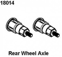 Rear Wheel Axle, RCPRO 1/18 MT