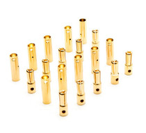 Dynamite 4mm Gold Bullet Connector Set 10pcs