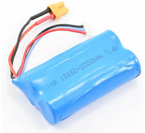 Huina 2000mAh 7.4v 2S Lithium 18650 Battery w/XT30