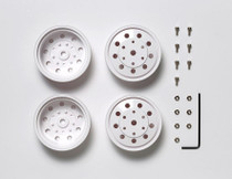 Tamiya 56542 Rear Truck Wheels White 22mm for 1/14 Truck Kits