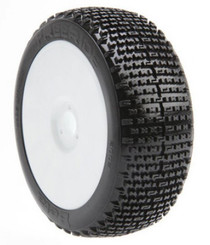 Beta 1/8 FreeRide Soft Tyres With Inserts and White Wheels 2Pcs