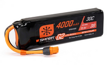 Spektrum 4000mAh 3S 11.1V 30C Smart G2 LiPo Battery w/IC3