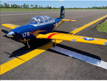 Seagull Models NEW 2025 Blue Navy Turbo Mentor 74.8" 20cc ARF NoGear