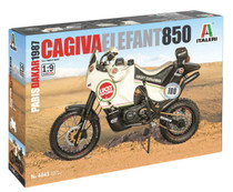 Italeri 1/9 Cagiva Elefant 850 1987 Paris-Dakar Model Kit