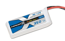 ManiaX 350mAh 3S 11.1V 50C eXpert LiPo Battery w/JST