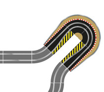 Scalextric C8195 Hairpin Curve Track Accessory Pack