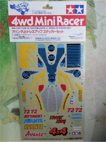 Tamiya 15037 Mini 4WD Sticker Avante