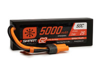 Spektrum 5000mAh 2S 7.4V 50C Smart G2 Hardcase LiPo Battery w/IC5 - Fits Promoto MX