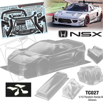 Team C Racing 1/10 Pandem Honda NSX, 200mm Clear Body Set