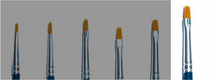 Italeri 52226 Synthetic Flat Brush 3 Single Pack