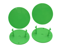 DE Racing DER-GMP-G Gambler Snap-In Mud Plugs/Green