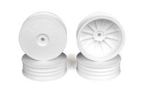 DE Racing DER-SB4-SLW Slim Speedline Buggy Wheels for TLR 22 3.0 - 4.0 / Front / WHITE / 4Pcs