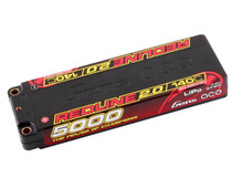 Gens Ace Redline 2.0 5000mAh 2S1P HV 7.6V 140C Hardcase LiPo Battery w/5mm Bullet