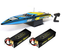 Pro Boat Super Sonicwake 48" 8S Self-Righting Brushless Deep-V RTR w/GA 8000mAh 4S 14.8V PC LiPo Batteries