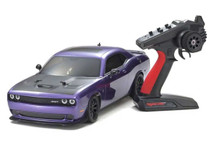 Kyosho 1/10 Fazer Mk2 2015 Dodge Challenger SRT Hellcat 4WD EP ReadySet Plam Crazy Purple w/Battery & Charger