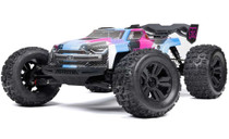 Arrma 1/8 KRATON 6S V6 4X4 BLX Brushless Speed Monster Truck RTR Blue/Pink