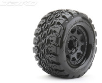 JetKo 1/10 MT 2.8 EX-KING COBRA Tyres Glued on Claw Rims w/12/14/17mm Adapters