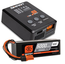 Spektrum SMART Powerstage 3S 5000mAh 50C IC5 Surface Bundle w/S100 Charger 