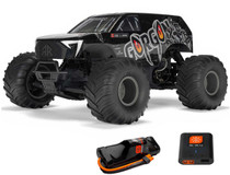 Arrma 1/10 GORGON 2WD RTR Brushed Monster Truck GunMetal w/Battery&Charger