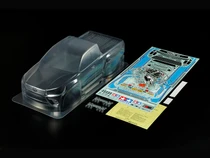 Tamiya 51611 1/10 Toyota Hilux Extra Cab Clear Body Set