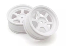 Kyosho 1/10 RAYS TE37V Wheels 5mm Offset White FZD2 2Pcs