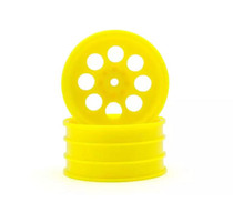 Kyosho OTH249Y 8-Hole Optima Wheels 50mm Front Yellow 2Pcs