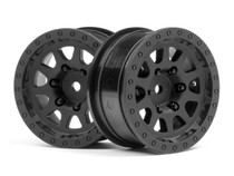 HPI Racing 116840 Cr-10 Wheel 1.9in Black 2Pcs