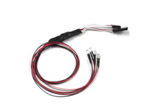 Kyosho 97054-4R-C LED Light Unit Set (Φ5/4 Bulbs/L=400/Red