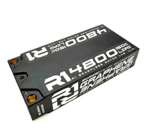 R1 Wurks 4800mAh 2S 7.4V 150C Graphene LCG Shorty LiPo Battery w/5mm Bullet