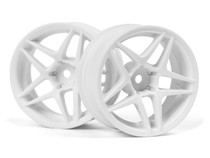 HPI Racing 160949 Kansei Astro Wheels White 6mm Offset 26mm 2Pcs