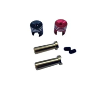 RC Pro 5mm Adjustable Heatsink Bullet Plug Black/Red 2Pcs