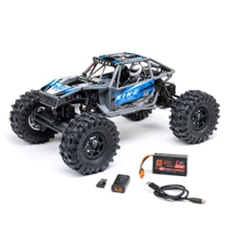 Axial 1/18 UTB18 Capra 4WS 4X4 RTR Brushed Rock Crawler (Battery & Charger Included) Blue