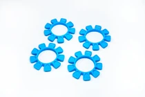 Koswork UFO Blue High Strength Silicone Tyre Glue Bands 4Pcs 1/10 1/8 Buggy & 1/10 SCT