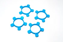 Koswork Blue 1/10 TC Touring/Sedan 1/10 Buggy UFO High Strength Silicone Tyre Glue Bands 4Pcs