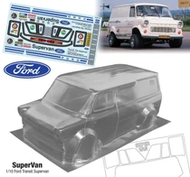 Team C Racing 1/10 Super Van 215mm Wide WB 257mm Clear Body Set