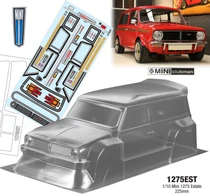 Team C Racing 1/10 MINI 1275 Estate WB 225mm Clear Body Set