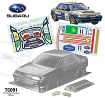 Team C Racing 1/10 Subaru Legacy Rally Rallying & Rothmans 190mm Clear Body Set