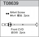 Team C Racing T08639 Front CVD Set
