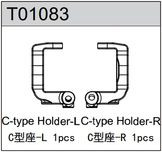 Team C Racing T01083 C-Type Holder (2pcs) Tc10