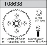 Team C Racing T08638 44t Main Gear