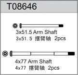 Team C Racing T08646 Arm Shaft B