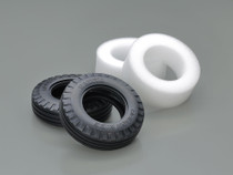 Tamiya 51716 Ribbed "Rough Ride" Tyres (with Inner Sponge, 2Pcs)