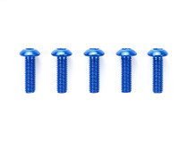 Tamiya 53767 3x10mm Round Head Socket Screw / Blue 5Pcs