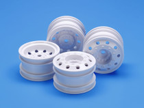 Tamiya 54964 ON Road Racing Truck Wheels (F/R/2Pcs Each) (White)