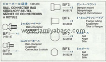 Tamiya 9405478 58076 Vanquish Connector Bag Ball