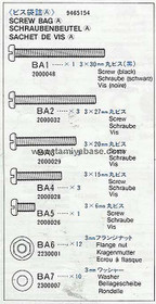 Tamiya 9465154 Big WIG Screw Bag A A