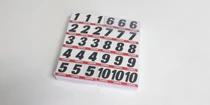 Kyosho 87006 Numbers 1 to 10 (50each)